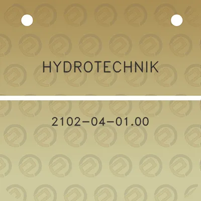 hydrotechnik-2102-04-0100