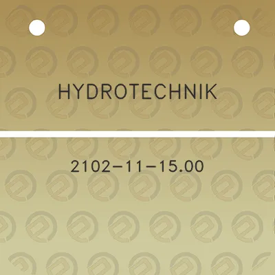 hydrotechnik-2102-11-1500