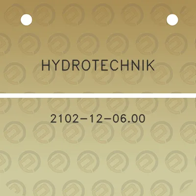 hydrotechnik-2102-12-0600