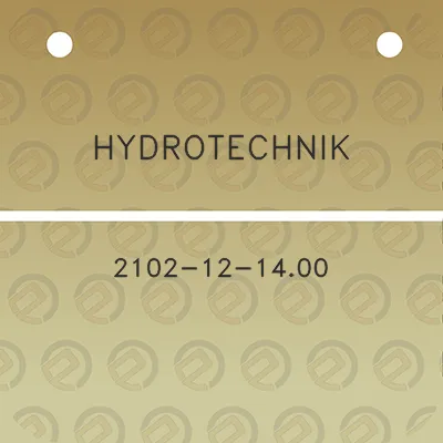 hydrotechnik-2102-12-1400