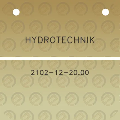 hydrotechnik-2102-12-2000