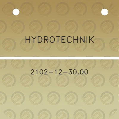 hydrotechnik-2102-12-3000