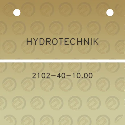 hydrotechnik-2102-40-1000