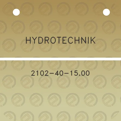 hydrotechnik-2102-40-1500