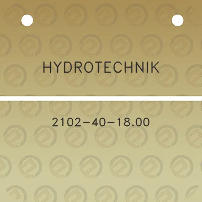 hydrotechnik-2102-40-1800