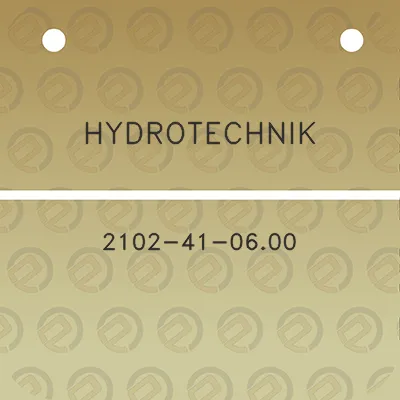 hydrotechnik-2102-41-0600