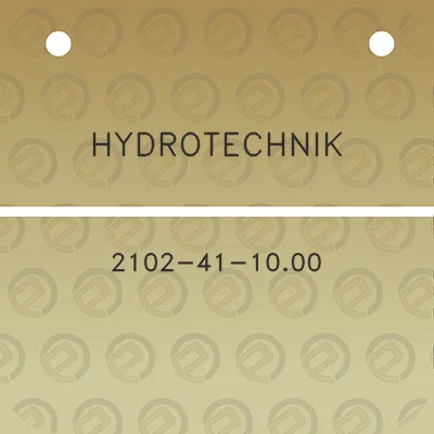 hydrotechnik-2102-41-1000