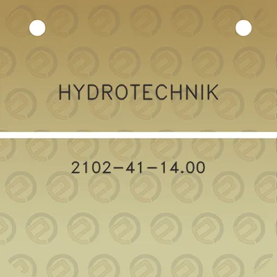 hydrotechnik-2102-41-1400