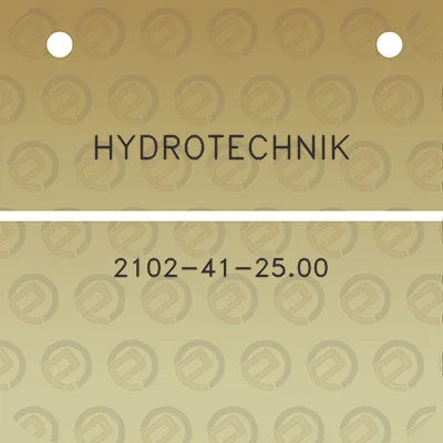 hydrotechnik-2102-41-2500