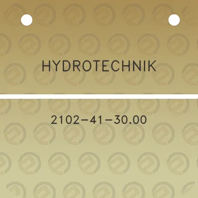 hydrotechnik-2102-41-3000