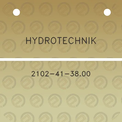 hydrotechnik-2102-41-3800