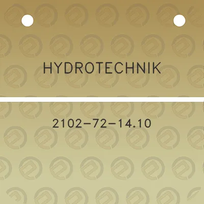 hydrotechnik-2102-72-1410