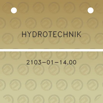 hydrotechnik-2103-01-1400