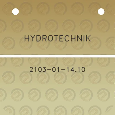 hydrotechnik-2103-01-1410