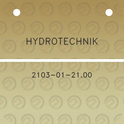 hydrotechnik-2103-01-2100