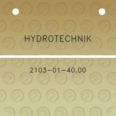 hydrotechnik-2103-01-4000