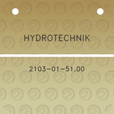 hydrotechnik-2103-01-5100