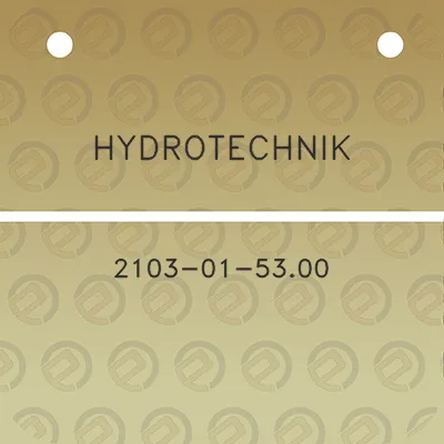 hydrotechnik-2103-01-5300