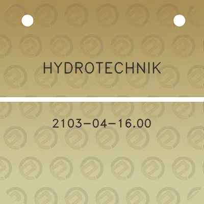 hydrotechnik-2103-04-1600