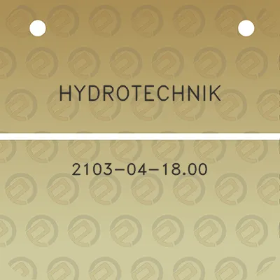 hydrotechnik-2103-04-1800