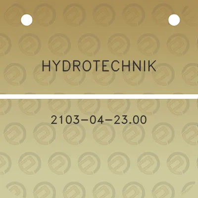 hydrotechnik-2103-04-2300