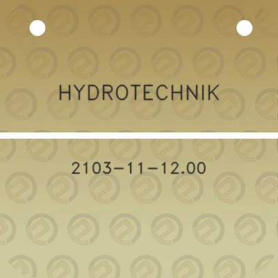 hydrotechnik-2103-11-1200