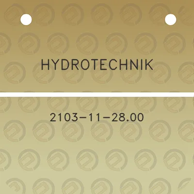 hydrotechnik-2103-11-2800