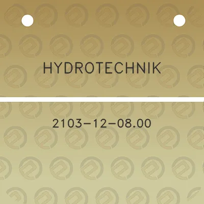 hydrotechnik-2103-12-0800