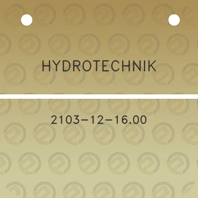 hydrotechnik-2103-12-1600