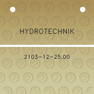 hydrotechnik-2103-12-2500