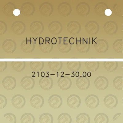 hydrotechnik-2103-12-3000