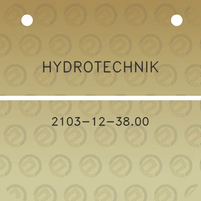 hydrotechnik-2103-12-3800