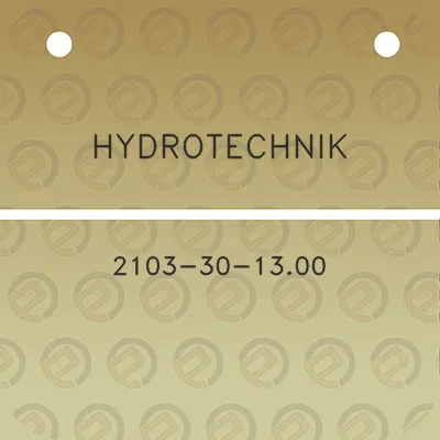 hydrotechnik-2103-30-1300