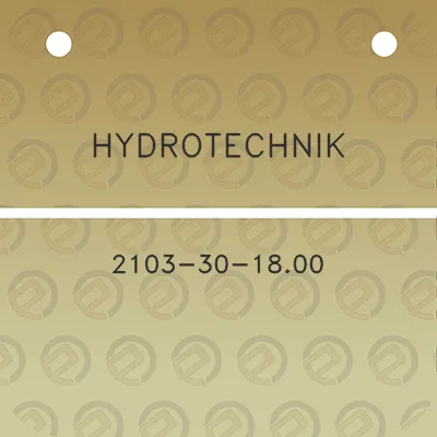 hydrotechnik-2103-30-1800