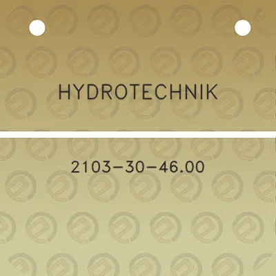 hydrotechnik-2103-30-4600