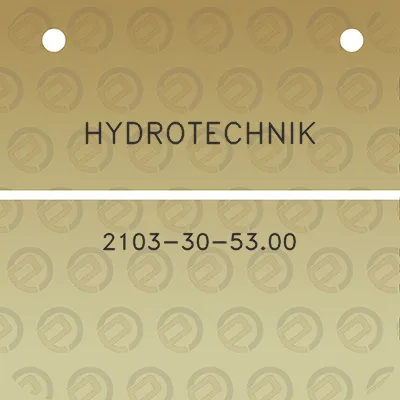 hydrotechnik-2103-30-5300