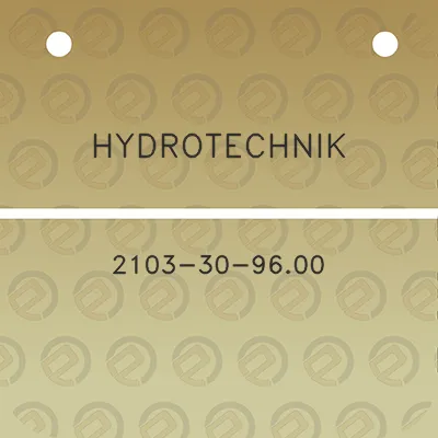 hydrotechnik-2103-30-9600