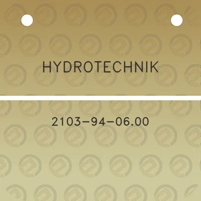 hydrotechnik-2103-94-0600