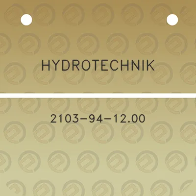 hydrotechnik-2103-94-1200