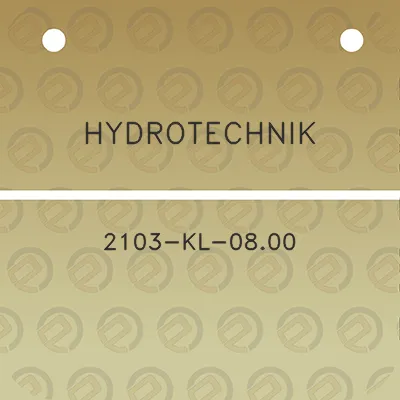 hydrotechnik-2103-kl-0800