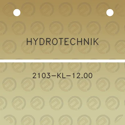 hydrotechnik-2103-kl-1200