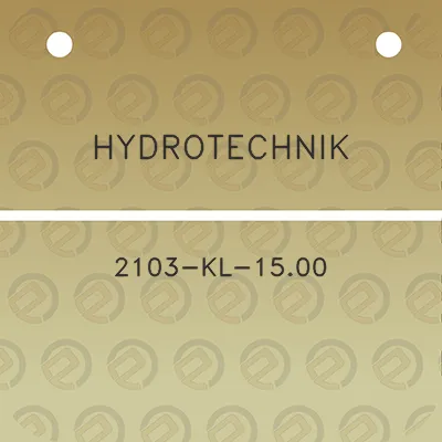 hydrotechnik-2103-kl-1500