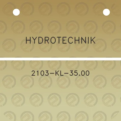 hydrotechnik-2103-kl-3500