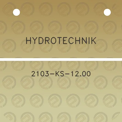 hydrotechnik-2103-ks-1200