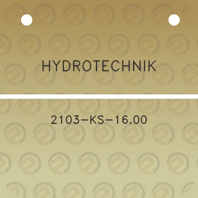 hydrotechnik-2103-ks-1600