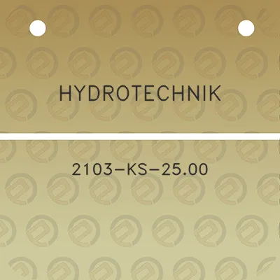 hydrotechnik-2103-ks-2500