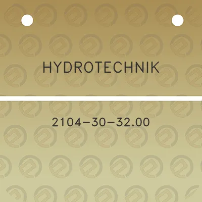 hydrotechnik-2104-30-3200