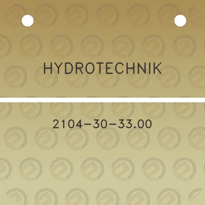 hydrotechnik-2104-30-3300