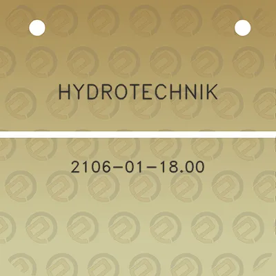 hydrotechnik-2106-01-1800