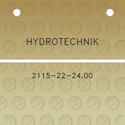 hydrotechnik-2115-22-2400